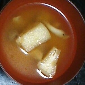 白菜＊油揚げ＊しめじの味噌汁